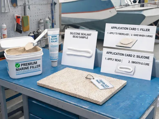 Marine sealant and filler materials